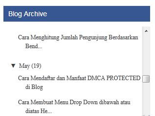 Memasang dan Membuat Roll pada Archive Blog