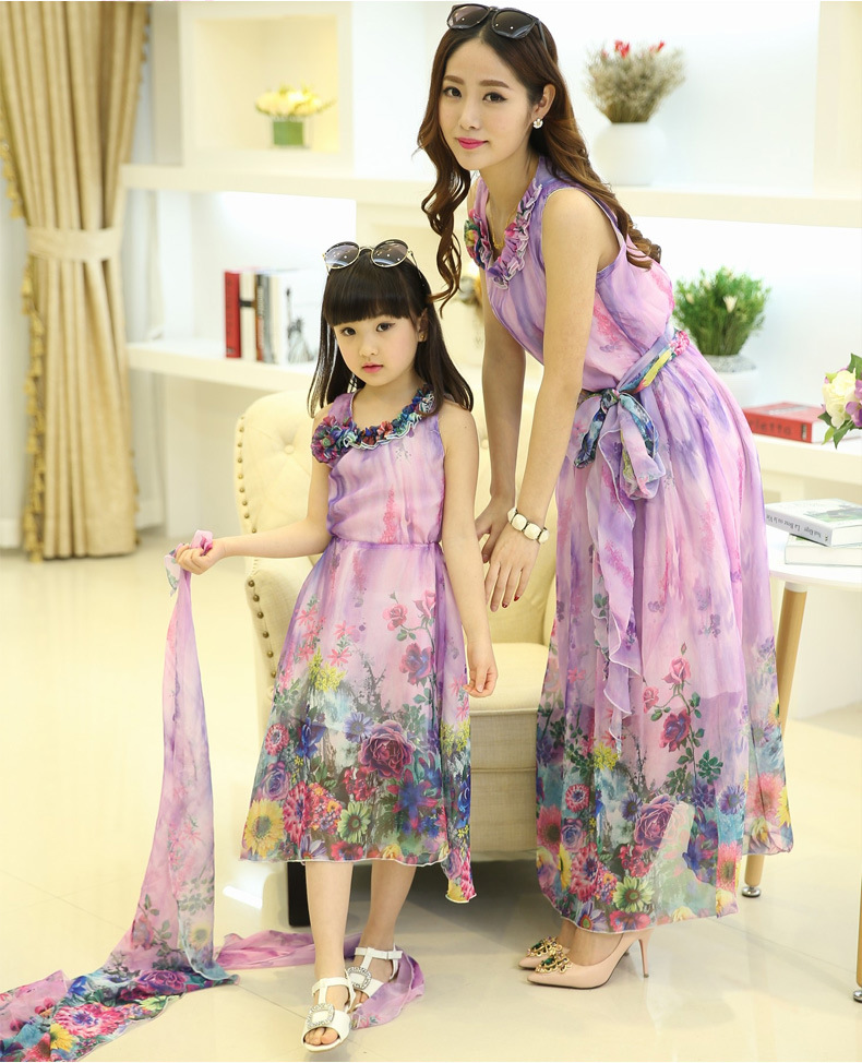 20 Baju  Dress  Korea  Style untuk Ibu dan Anak  Perempuan 