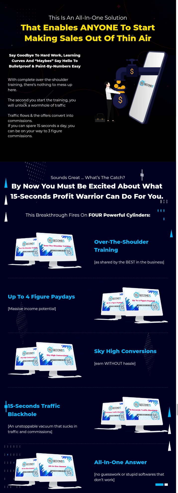 15 Seconds Profit Warrior review (Afffiliate Marketing)
