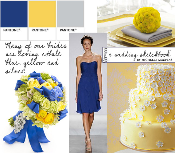 Wedding Colors Blue and Yellow