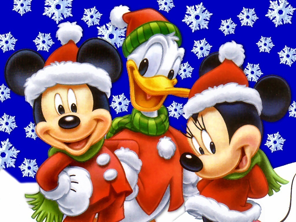 Christmas Mickey With Friends wallpaper