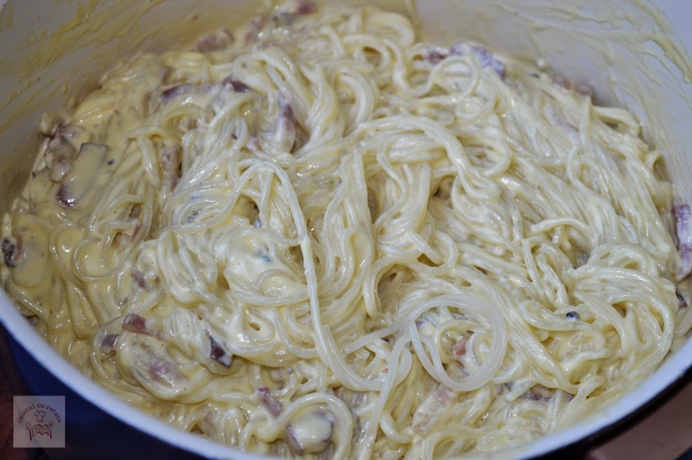 Spaghete Carbonara Cu Smantana Caietul Cu Retete