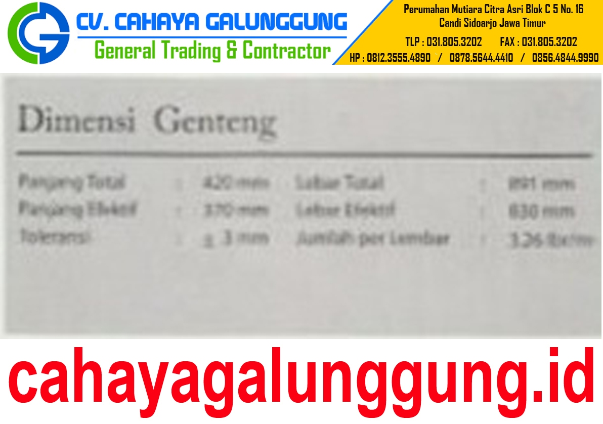  Genteng  Metal Minimalis Dwi Warna Daftar Harga Bahan 