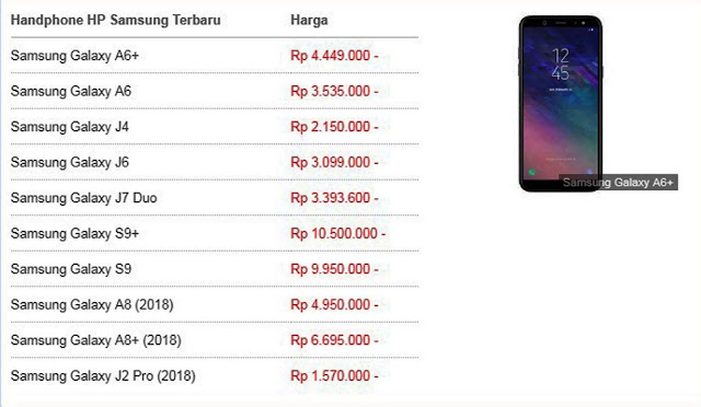 Info Harga Samsung Periode Bulan Agustus September ﻿Info Harga Samsung Periode Bulan Agustus September2019