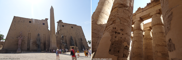 Entrada del templo de Luxor y Bosque de Columnas de Karnak