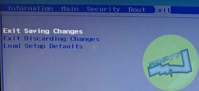 Menu Exit BIOS Atau UEFI