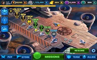 Screenshots of the Avengers: Alliance for Android tablet, phone.