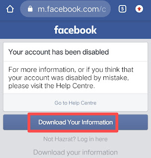 How to Check date of birth disabled Facebook account