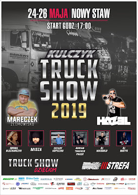 Plakat Truck Show 2019 w Nowym Stawie