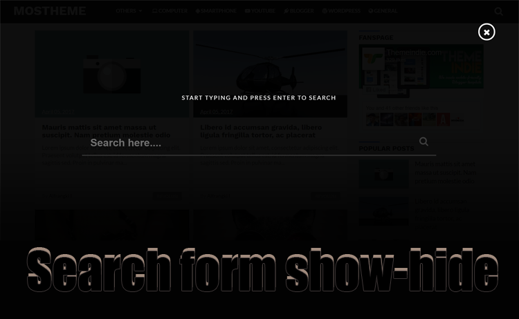 Cara Membuat Search Form Show-Hide Onclick Event Bersama Keyframes