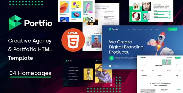 Best Creative Agency & Portfolio HTML Template