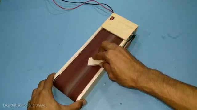 Cara Membuat Belt Sander Mini dari Dinamo Printer Bekas 