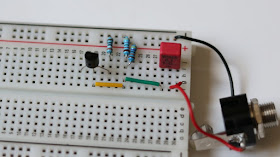 DIY guitar effect breadboard tutorial