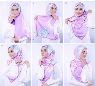 tutorial hijab modis