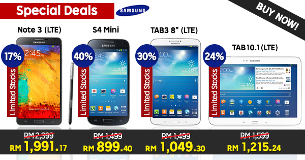 Samsung gadgets at super prices
