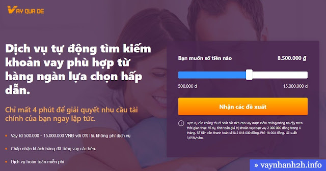 Vay Quá Dễ (Vayquade.com). Vay tiền online tới 15 triệu chỉ cần CMND - Ảnh 2.