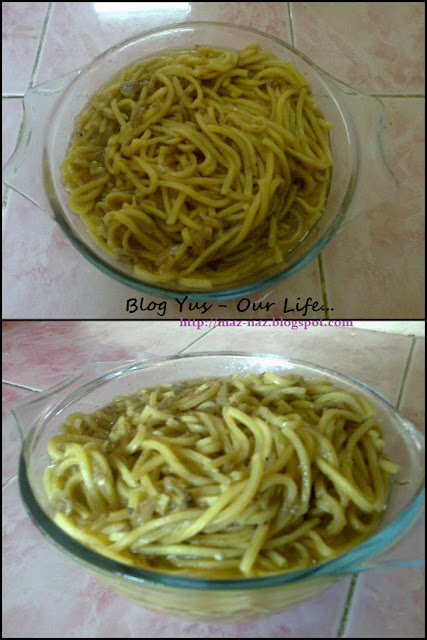 Mee siput  masak sambal tumis cili padi  Blog Yus Our Life 