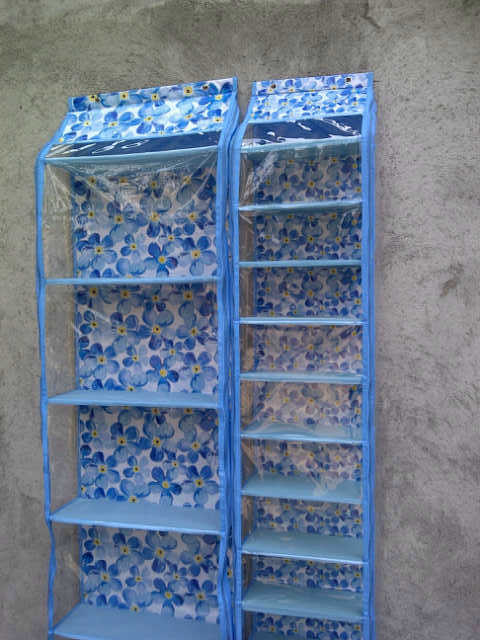 Rak tas dan rak sepatu motif Shabby Chain Toko Organizer Rak tas dan rak sepatu motif Shabby Chain Toko Organizer