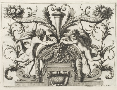 Le Pautre ornament with putti