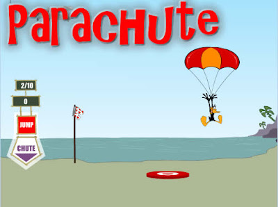 Daffy's parachute jump