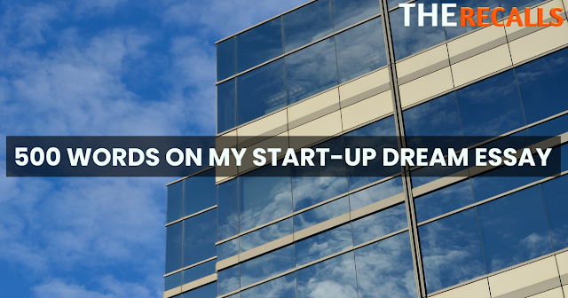 My Startup Dream Essay