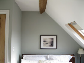 Can you ever go wrong with white bed linen in a Modern Country Attic Bedroom?