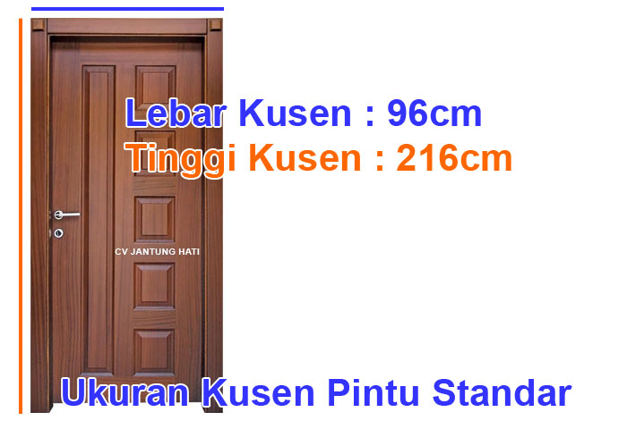 Ukuran Kusen 2 Pintu Yang Ideal Untuk Bangunan Pintu Rumah