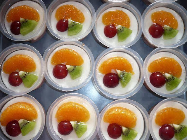 Resepi Puding Castard Fruit Cocktail - Resepi Sheila Rusly