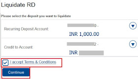 Close or Cancel HDFC Online RD Account