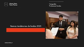 Nuevas tendencias de bodas 2023