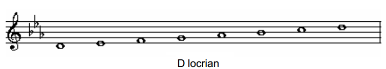 D locrian