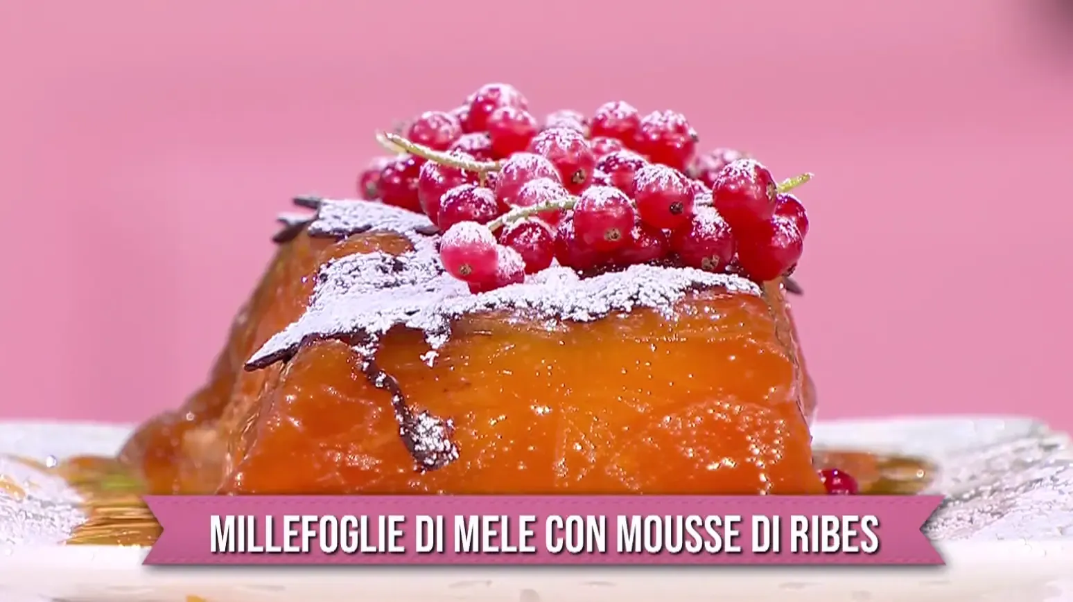 Millefoglie di mele con mousse di ribes di Barbara De Nigris