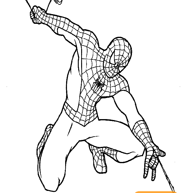Gambar Spiderman Mewarna Kanak Cetak 80 Mewarnai di 