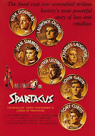 Spartacus 1960 movie poster