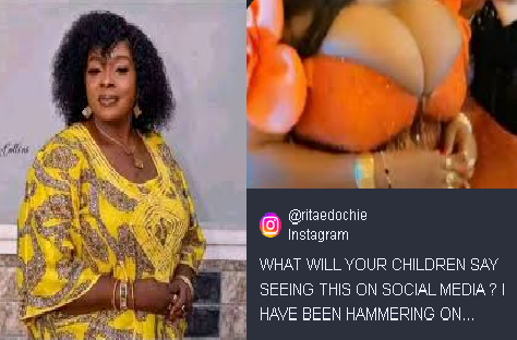 rita edochie White wedding signifies purity, but people now dress n@ked