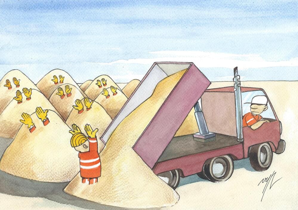 Egypt Cartoon .. Cartoon By Norbert Van Yperzeele - Belgium