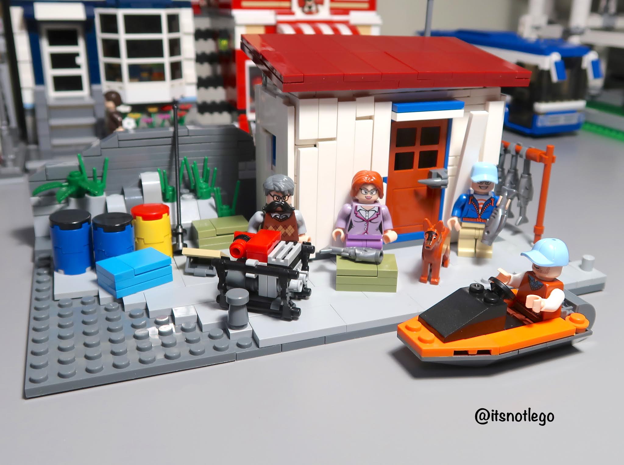 It's Not Lego: Jie Star 20543 Fish Farm By The Sea (Not Lego) Set Review