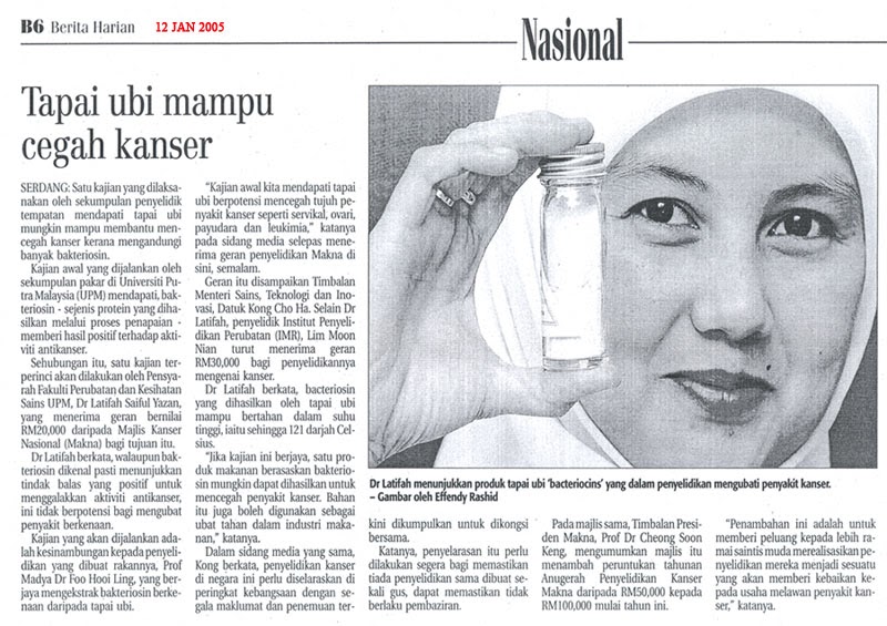 Rawatan Alternatif Moden Bagi Penyakit Kanser: Tapai ubi 