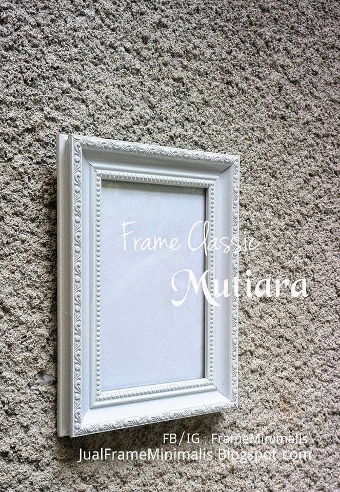 Jual Frame Bingkai Foto Minimalis Warna Putih di Jakarta 