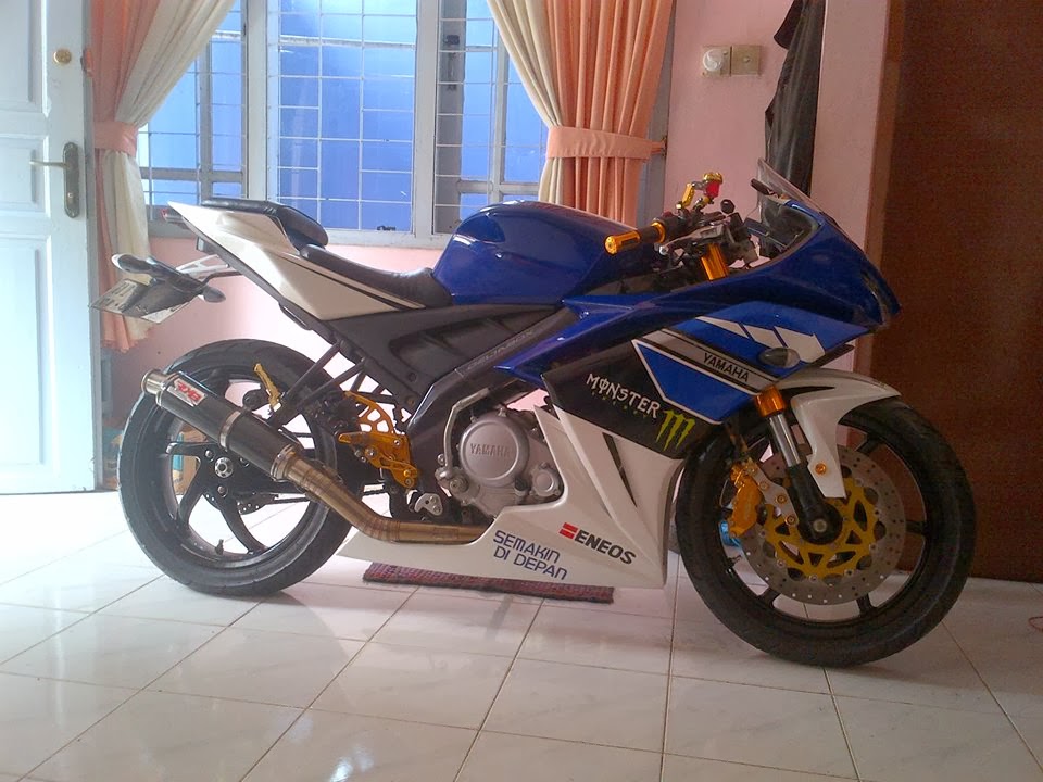 Vixion Tampil Layaknya Moge Sport  Yamaha Vixion Modification