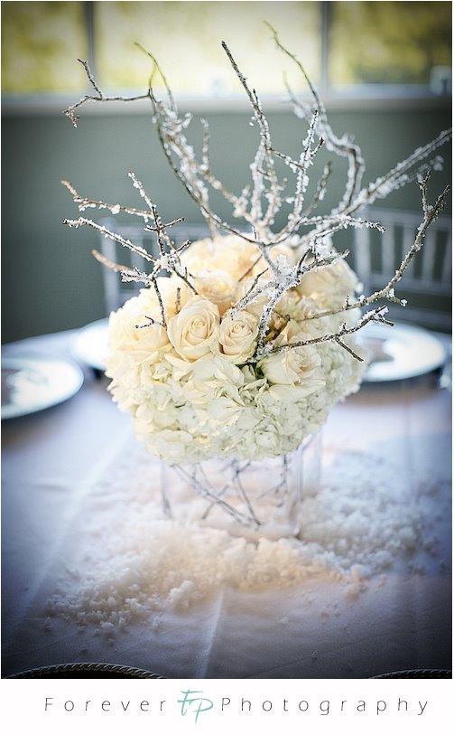 Winter Wedding Reception Centerpieces Ideas