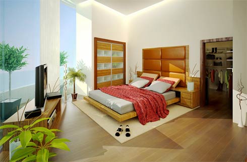 The master bedroom modern idea by Semsa Bilge-1