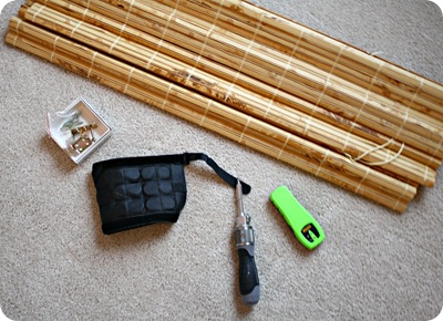 hanging bamboo blinds