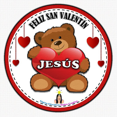 Carteles con nombres por el Día de San Valentín - Nombre Jesús