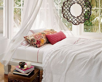 White Romantic Bedroom