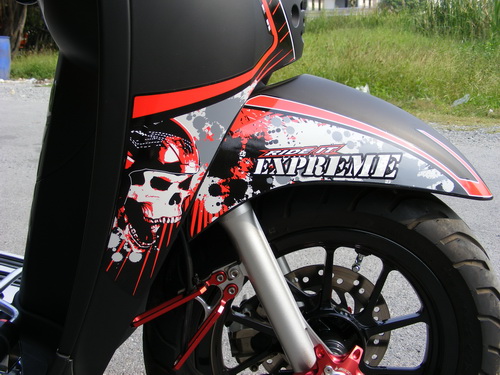 Modif Honda Scoopy Stiker Expreme  Oto Trendz