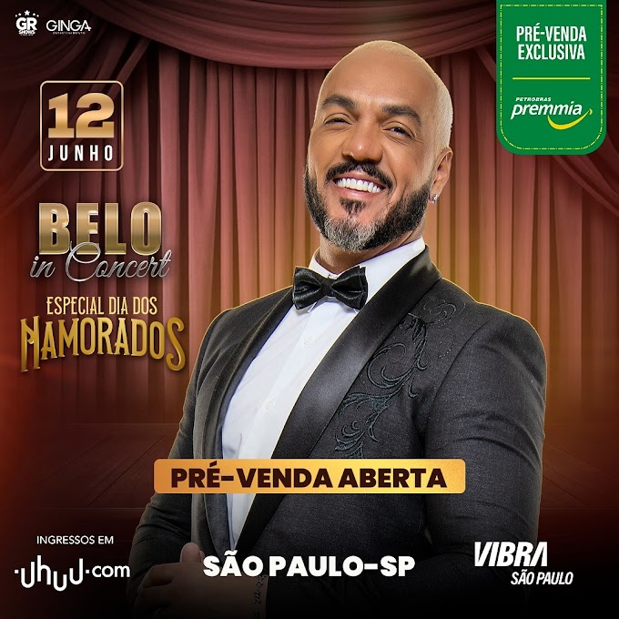12/06/2024 Show do Belo IN CONCERT em São Paulo [Vibra São Paulo]
