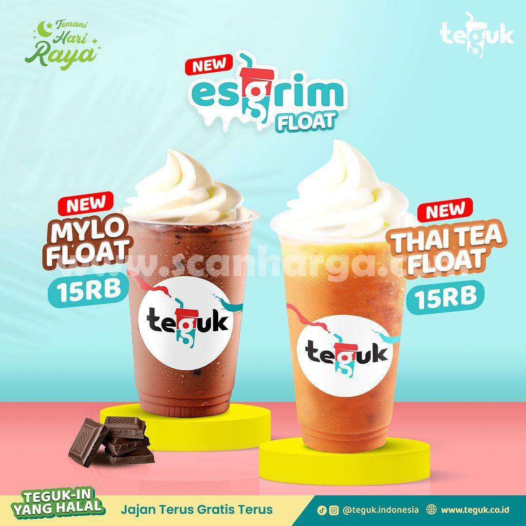 Promo Teguk New Es Grim Float – Mylo & Thai Tea Float Cuma 15rb