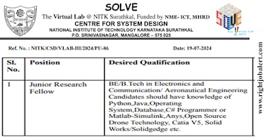 Electronics and Communication or Aeronautical Engineering Jobs NITK