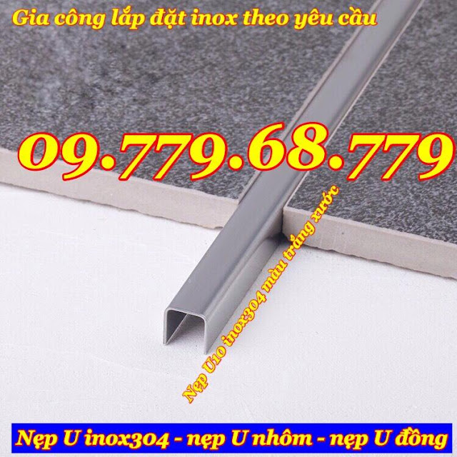 nẹp chữ U inox 304